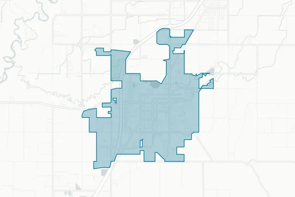 City of Rexburg — detail map