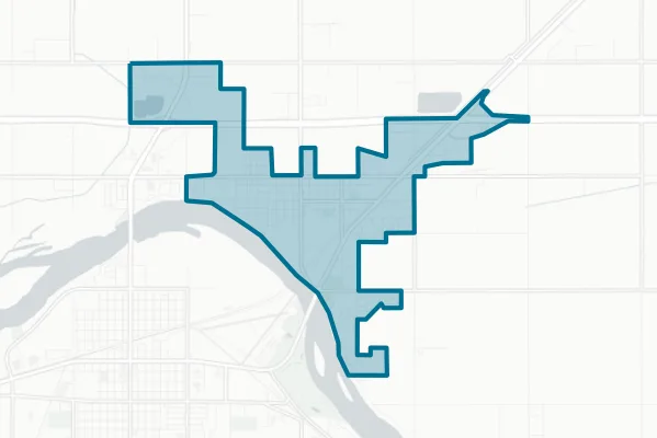 City of Heyburn — detail map
