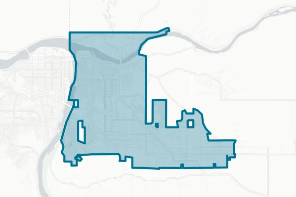 City of Lewiston — detail map