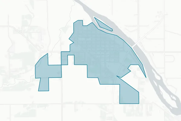 City of Homedale — detail map