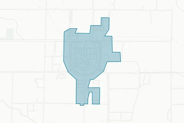 City of New Plymouth — detail map