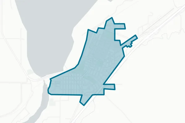 City of American Falls — detail map