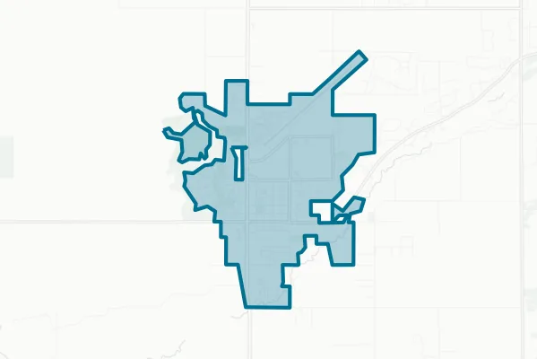 City of Driggs — detail map