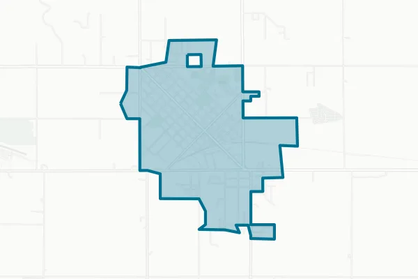 City of Buhl Idaho — detail map