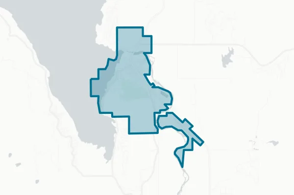 City of Cascade — detail map