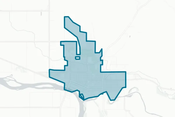 City of Weiser — detail map