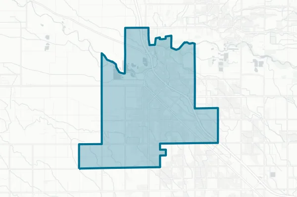 Caldwell School Distict #132 — detail map