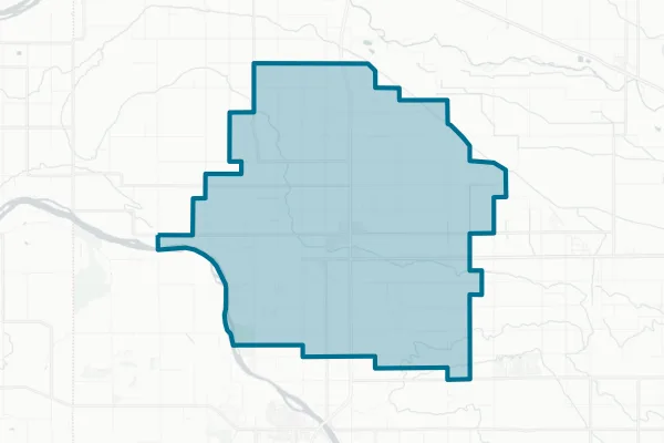 Wilder School District No 133 — detail map