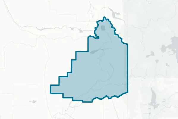Fremont County School District #215 — detail map