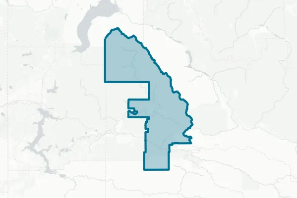 Wallace School District #393 — detail map