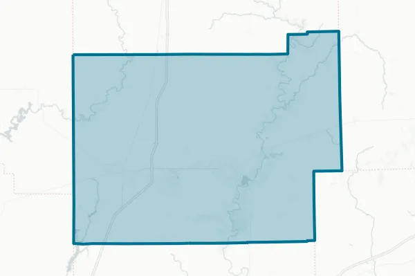 Coles County — detail map