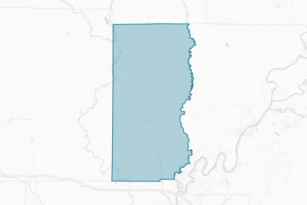 Edwards County — detail map