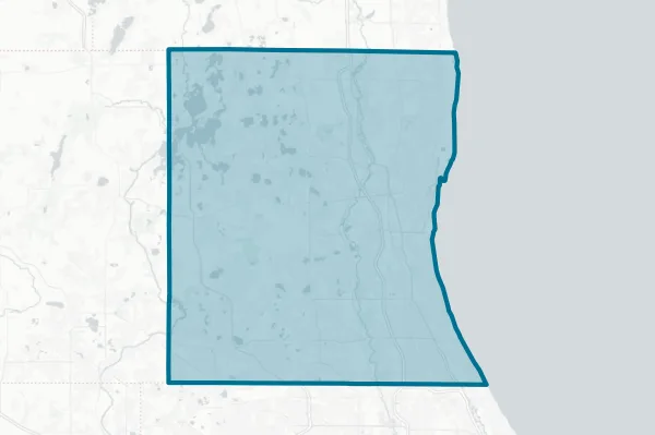 Lake County — detail map