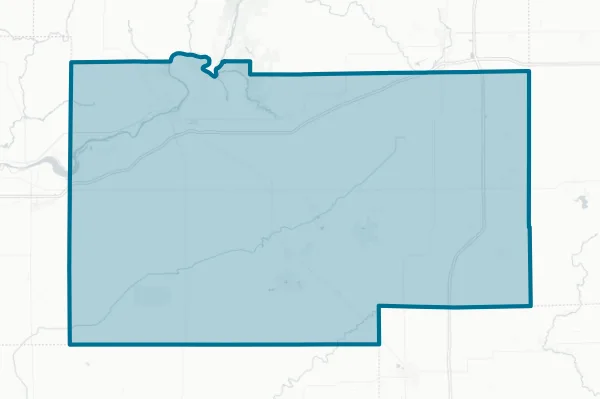 County of Lee — detail map