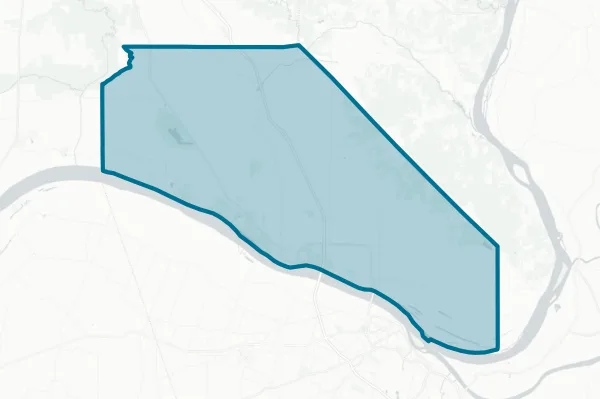 Massac County, Illinois-ein — detail map