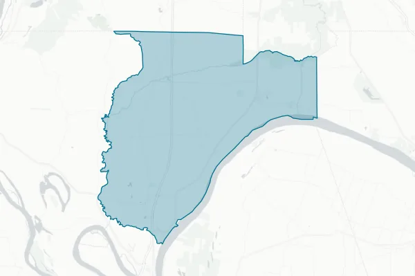 Pulaski County — detail map