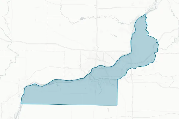 Rock Island County — detail map