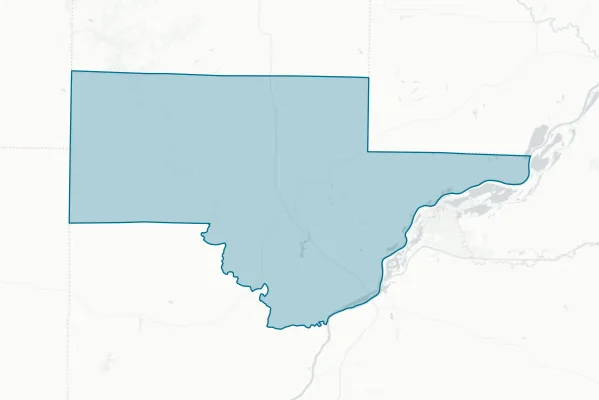 Schuyler County — detail map