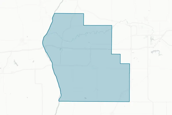 County of Scott — detail map