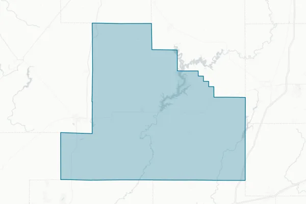 County of Shelby — detail map