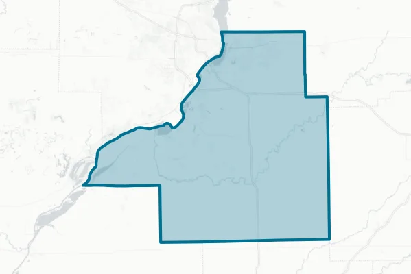 Tazewell County — detail map