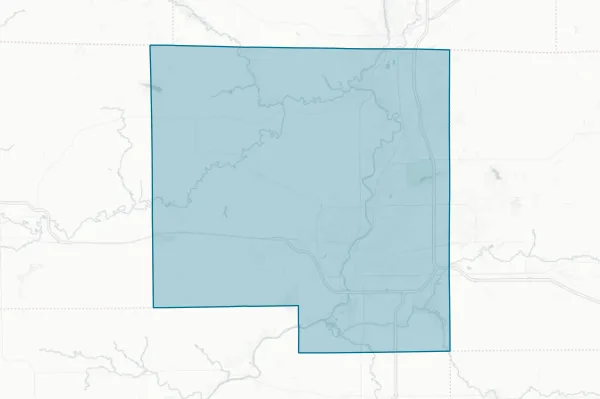 County of Winnebago — detail map
