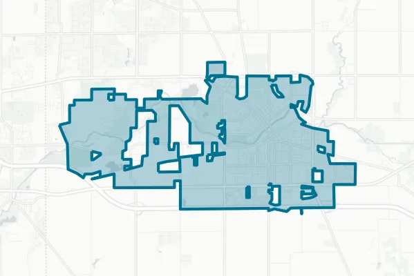 City of Belvidere — detail map