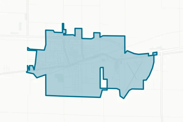 City of Flora — detail map