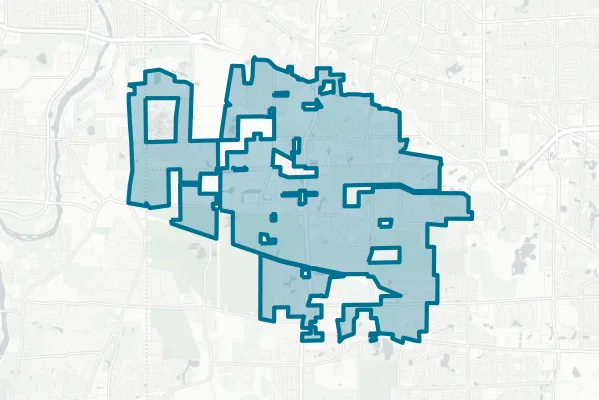 Village of Bartlett — detail map