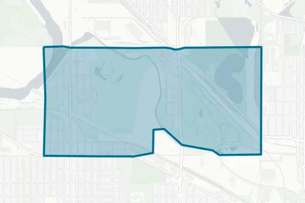 Village of Burnham — detail map