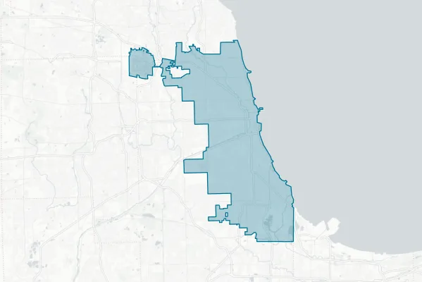 City of Chicago — detail map