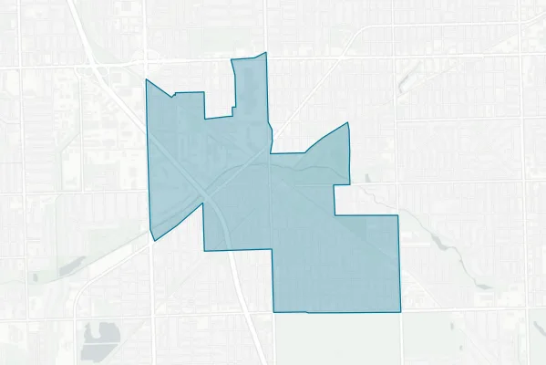 Village of Chicago Ridge — detail map