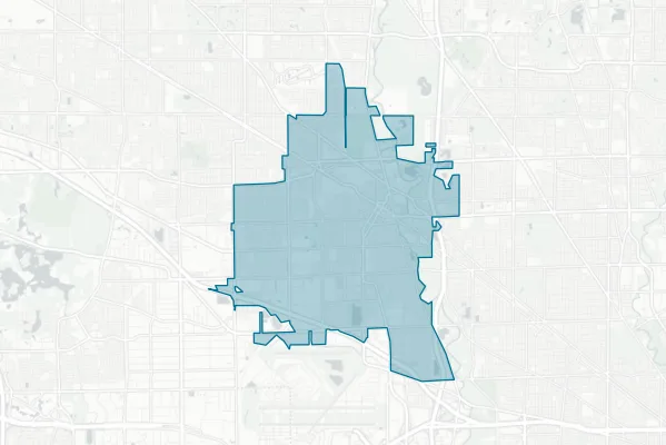 City of Des Plaines — detail map