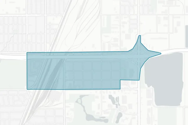Village of East Hazel Crest — detail map