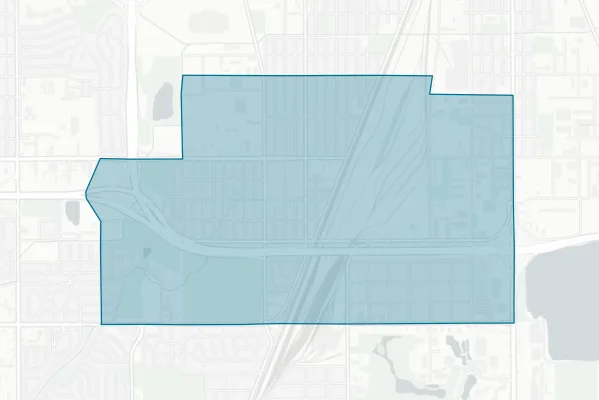 Hazel Crest School District 152.5 — detail map