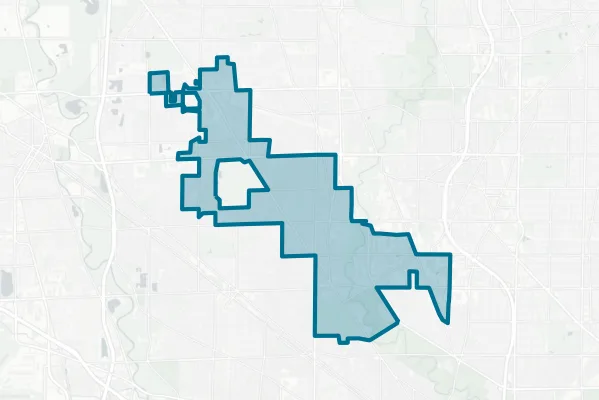 Village of Niles — detail map