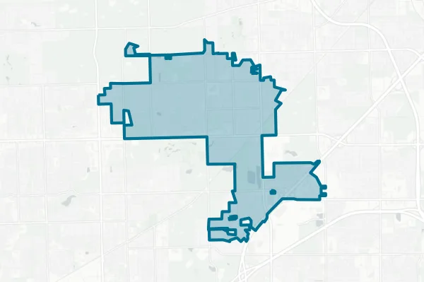 City of Oak Forest — detail map