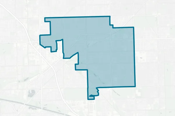 Village of Oak Lawn — detail map