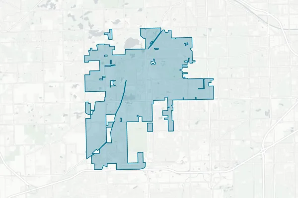 Village of Orland Park — detail map
