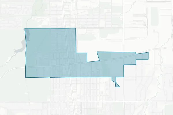Village of South Chicago Heights — detail map