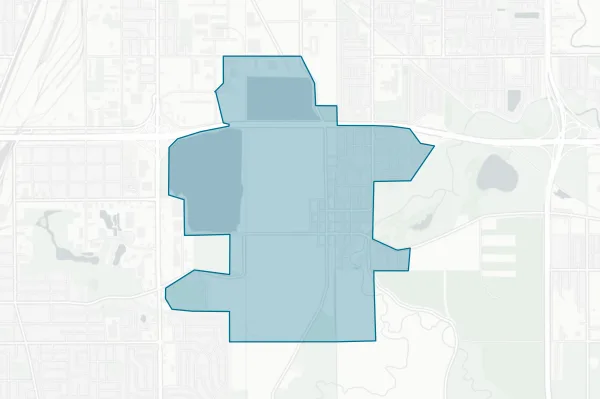 Village of Thornton — detail map