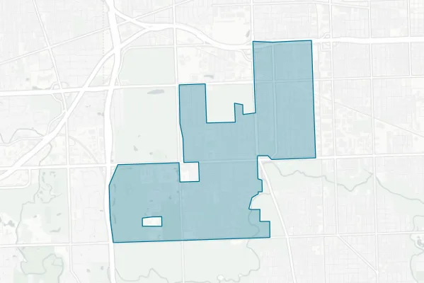 Village of Westchester — detail map