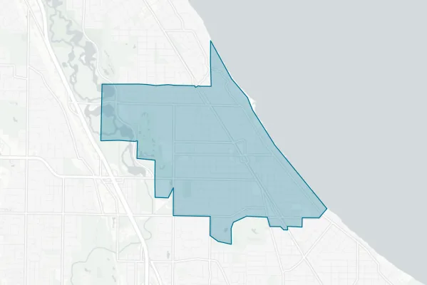 Village of Winnetka — detail map