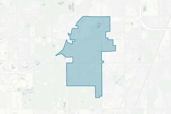 City of Country Club Hills — detail map