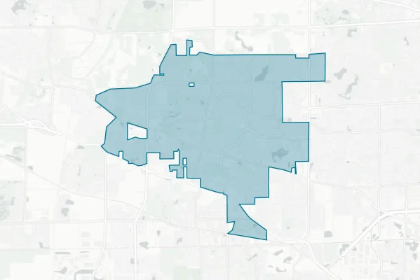Village of Streamwood — detail map
