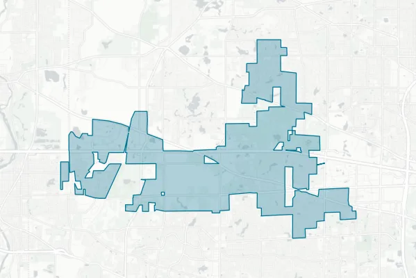 Village of Hoffman Estates — detail map