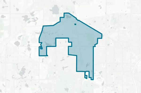 Village of Inverness — detail map