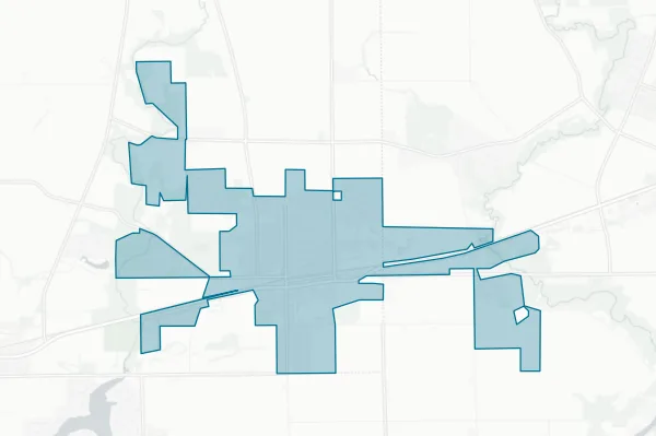 City of Sandwich — detail map