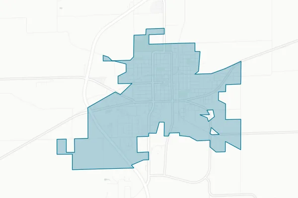 City of Clinton — detail map