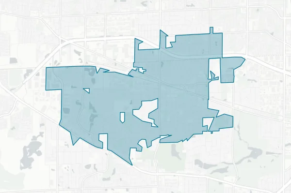 Village of Roselle — detail map